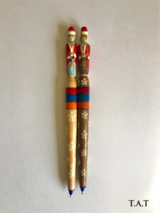 Wooden Pens (Santa Claus-1)