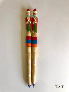 Wooden Pens (Santa Claus-2)
