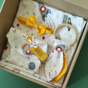“a space” newborn gift set