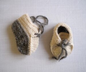 Handmade wool sneakers