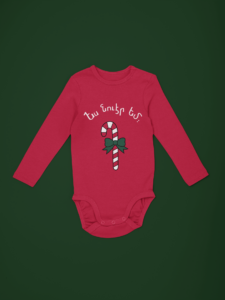 “Yes Nver Em” Christmas Baby Onesie