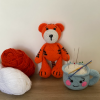 Knitted Tiger Doll