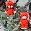 Knitted Tiger Doll