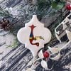 Christmas Ornament | Armenian Bird Letter