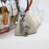 Armenian Jewelry Handmade Eternity/ԷուԹյուն Silver Sterling Pendant Necklace personalized gift for her Letter Eh / Է