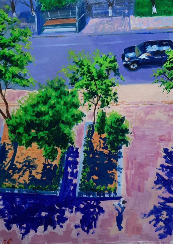 View from my window. 30*40cm (12*16in) oil on canvas.