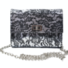 Flap evening crossbody bag/shoulder bag/clutch