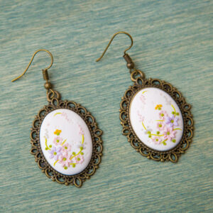 Earrings Lilac ”Flowers”