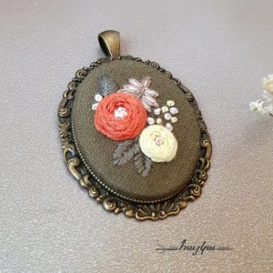 Embroidered jewellery