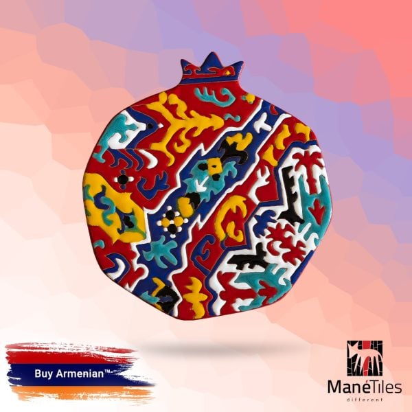 ARMENIAN DECORATIVE CERAMIC CHEESEBOARD