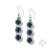 Elizé® CRYSTALS MAGIC COLLECTION – PRECIOSA® CRYSTAL LALUNA EARRINGS – LUMINUOUS INDICOLITE