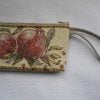 Makeup canvas bag with pomegranate