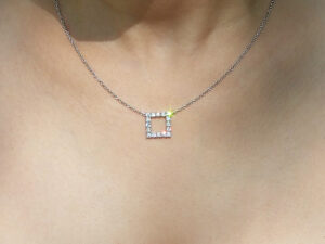 Necklace “The square”