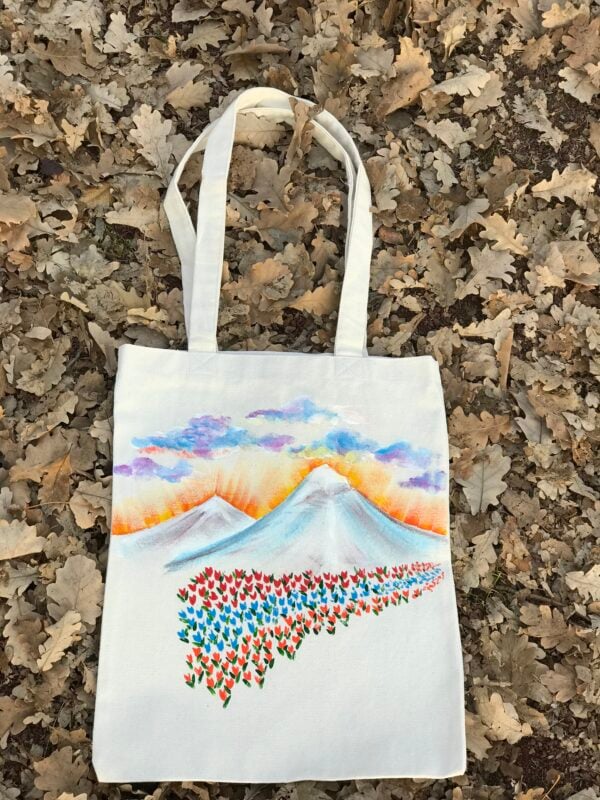 Hand Painted Tote Bags