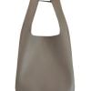 Silver shopper bag