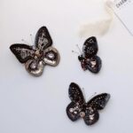 rosegold butterfly handmade pin brooch