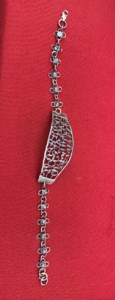 Armenian Alphabet Bracelet Silver