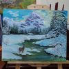 "In winter forest", Oil on canvas, 40x50cm. A, Vardanyan, 2021