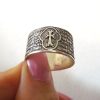 Armenian Prayer Ring Sterling Silver 925 Armenian jewellery handmade ring adjustable ring Ejmiatsin Cross ring Armenian cross Hayr mer Ring