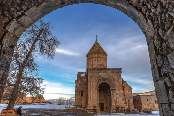 Winter Tatev. Photo print.