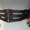 Genuine leather belt Brown