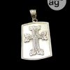 Double face pendant cross