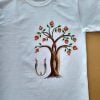 Tree of Life with Armenian Bird Letter T-shirt For Adults