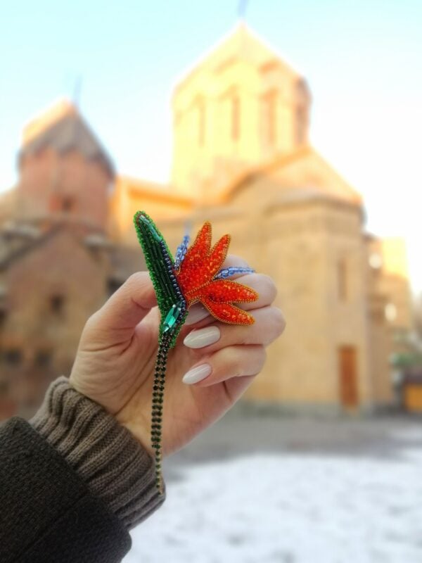 Brooch "Bird of Paradise"