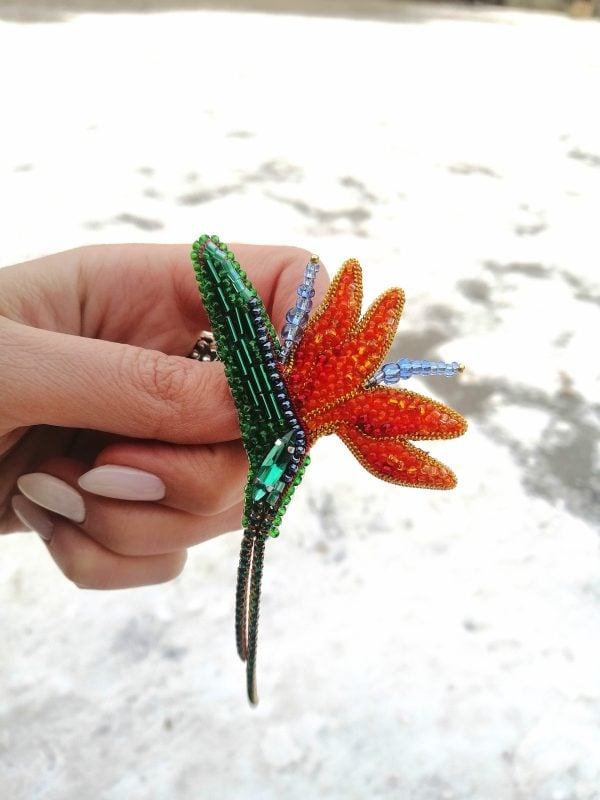 Brooch "Bird of Paradise"