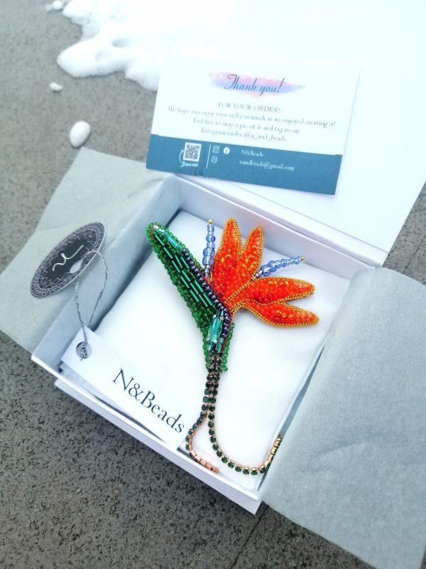 Brooch "Bird of Paradise"