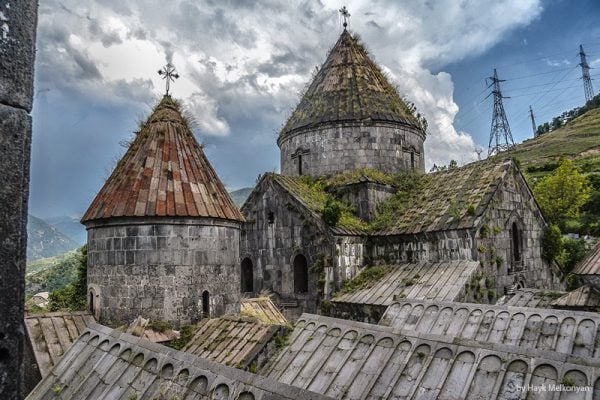 Roofs of Sanahin. Photo print.