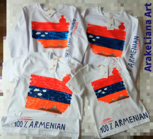 Hand painted unisex t-shirts Armenia