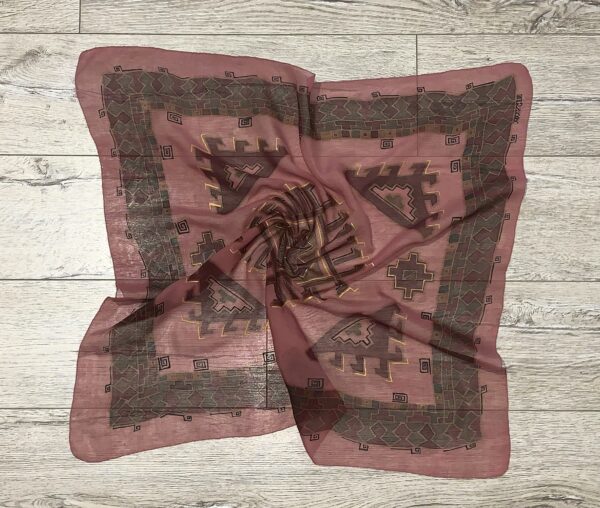 Silk Scarf Armenian Pattern (0019)