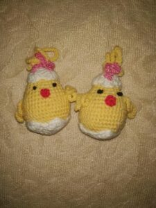 Easter Chicks Set of 2