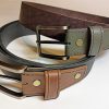 Genuine leather belts for men