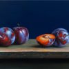 Plums oil painting 35x 50 framed