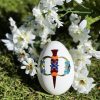 EASTER EGG WITH ARMENIAN BIRD LETTERS