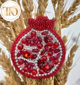 Brooch “Pomegranate” the Symbol of Armenia