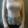 thick mohair soft mohair outfit fitted sweater Crochet Mohair blouse