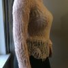 thick mohair soft mohair outfit fitted sweater Crochet Mohair blouse