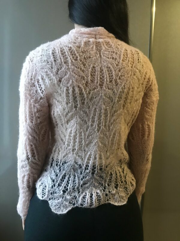 thick mohair soft mohair outfit fitted sweater Crochet Mohair blouse