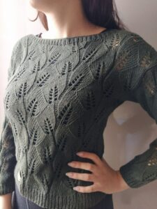 Handmade crocheted blouse