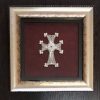 Silver 925 filigree handmade framed Cross 07