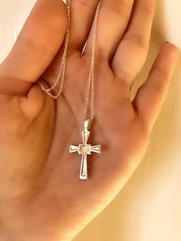 Cross pendant Sterling silver 925 Armenian cross Marcasite pendant Small cross necklace Armenian jewellery delicate cross best Armenian gift for her marcasite silver 925