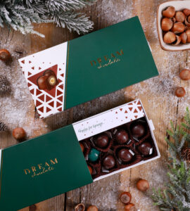 Dream chocolate. Find your dream. With Hazelnuts
