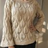 Handmade knitted blouse with italian