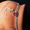 Handmade sterling silver Pomegranate (set)