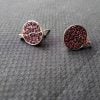 Handmade sterling silver Pomegranate (set)