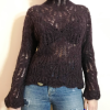 handmade mohair sweater chunky mohair pullover hand knitted mohair jumper