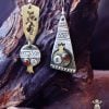 Earrings "Pomegranate" by Jevo m1747